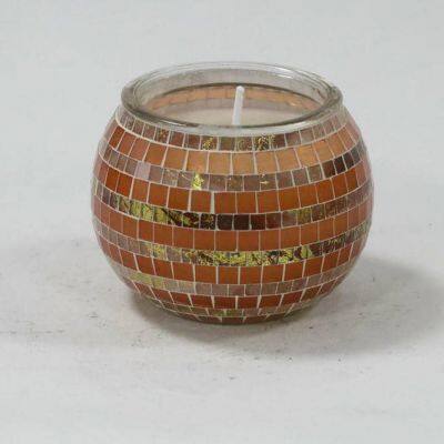 Glass Candle Holder Glass Vase Mosaic Vase
