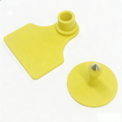 Вилочковидные двухчастные служебные слуховые метки для крупного рогатого скота и овец с длительным сроком службы