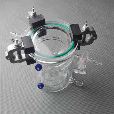 Quartz Glass Photocatalytic Reactor Transparent Polished Ozone Free Customizable Temperature Control H2/O2 CO2 Reduction