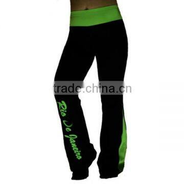 Women's custom logo full length fitness yoga pant