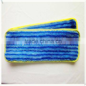 High Absorbency Dry Cleaning Mop Pad, Nylon/Polyester Microfiber, 5.6"x18" Durable Bordure