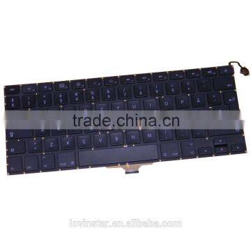 Used Danish Laptop keyboard Replacement For Apple Macbook AIR 13" A1304 2008 2009