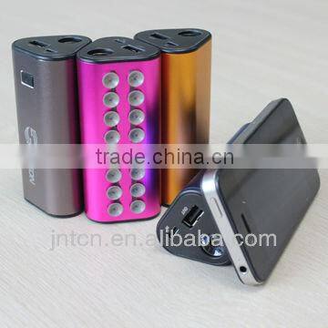 6000-8400mAh unique Trilateral+Cupula high capacity portable USB mobile phone charger protable power bank for Smartphones MP014