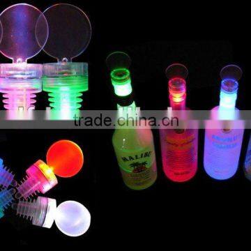 2014 Party supply plastic led stopper for bottle , led stopper light caps, led glowing stopper , led projector stopper