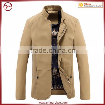 Custom plain 100% cotton men cheap jackets