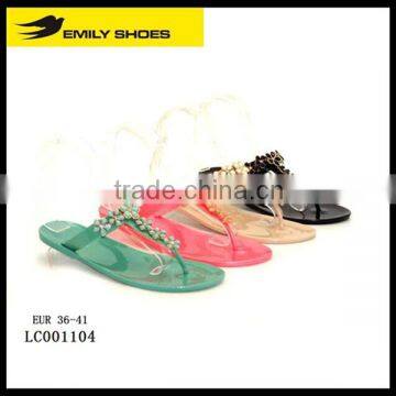 Hot woman shoe lady's summer PVC plastic jelly shoe