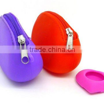 colorful silicone rubber purse/ wallet