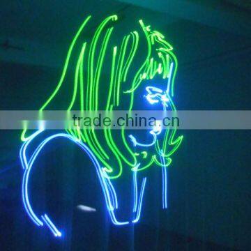 carton logo party animation fairy laser light system