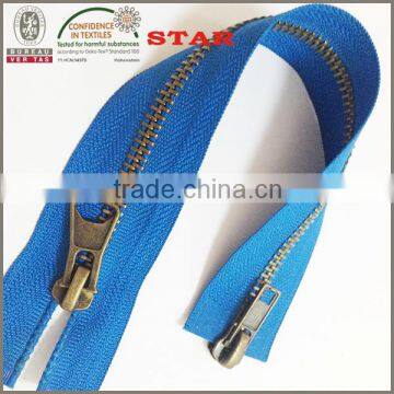 clothing metal zipper