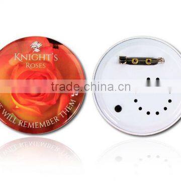 Personalized Music Sound Metal/Plastic Badge Voice Badge photo-3