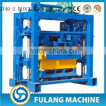 Brick Machine to Make Money QT40-2 Concrete block machine for sale in Aisa/Africa/South American/Russia