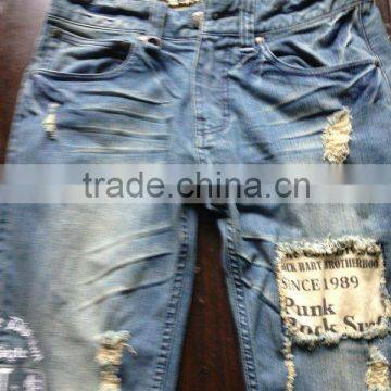 2012 new design Denim pants