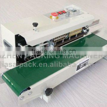 Horizontal continuous bag sealer FRD900 plastic container sealer film sealing machine