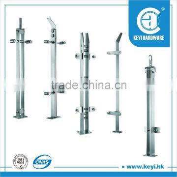 High precision stainless steel rod railing/post for railing