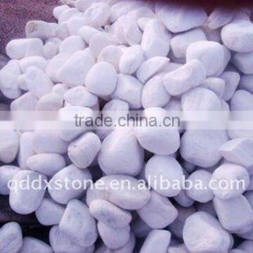 White Natural Pebble Stone,Middle size