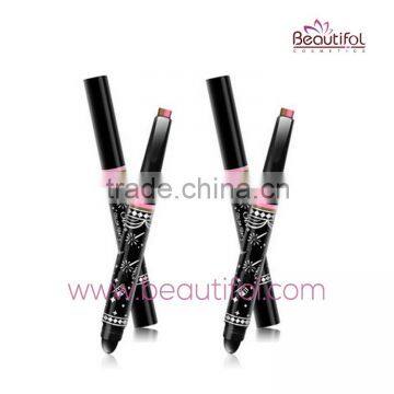 Eyeshadow pencil, multi-colored shimmer eye shadow stick, easily colored and remove cosmetics makeup