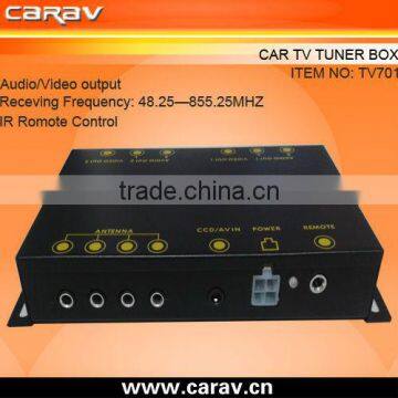 Analog car external analog tv tuner receiver box