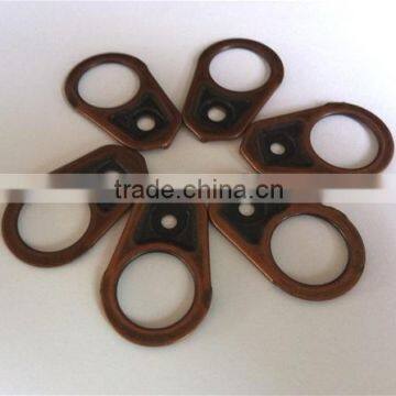 Brown Tinplate Ring Pull for Cans Push Tab