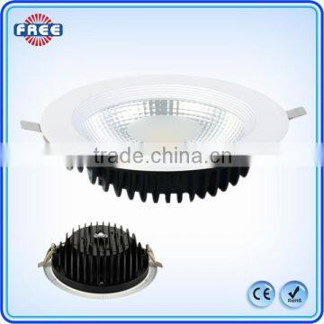 New design 10W aluminum round cob led downlight housing