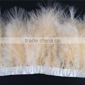 Wholesale Handmade Strung Feather Fringe Turkey Marabou Trim