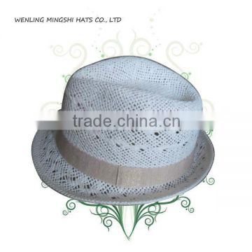 summer straw panama hat for lady