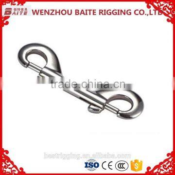 China Supplier Sale Rigging double end bolt snaps,Solid brass fixed Eye Bolt Snap Hooks For Handbag Nickel Plated Galvanized