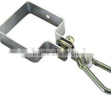 M10*100 MM Nickel Plated Square Collar Swing Hook With Industrial Snap Hook In Carabiner Rigging Hardware Manufacturer photo-2