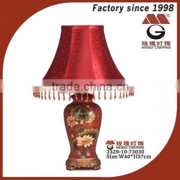 China gorgeous lotus table lamp