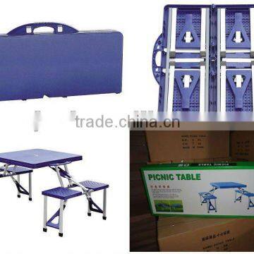 4 Seats Plastic Folding Picnic Table photo-4