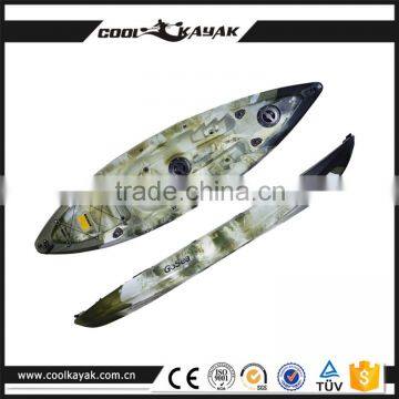 Hot sale cheap plastic small boat sit on top single fishing kayak