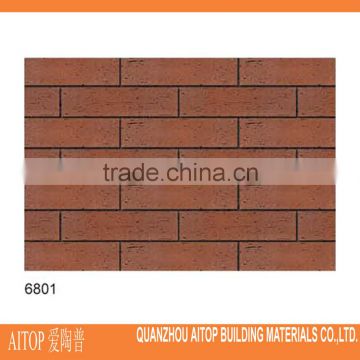 Outdoor wall cladding color gradient stoneware ceramic clinker tile best price