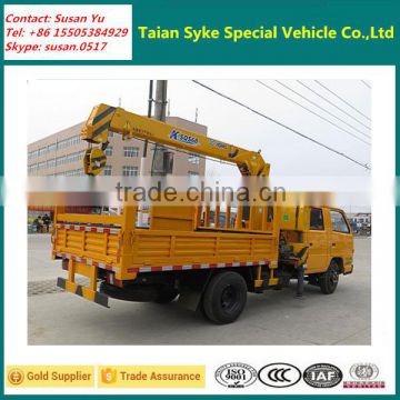 Small Truck Mounted Crane/2 Ton 4x2 Truck with Crane Made in China