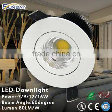 wholesale 3 years warranty 7w cob led ceiling lighting