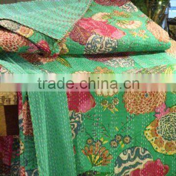 cotton kantha quilts indian handmade quilts,wholesale indian kantha quilts