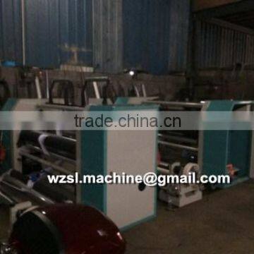 Paper and plastic film slitting rewinding machine