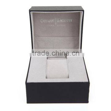 Black Art Paper Single Watch Box with Factory Price