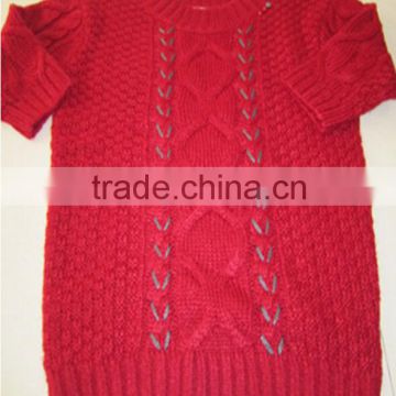 ladies' hot sell knitted sweaters