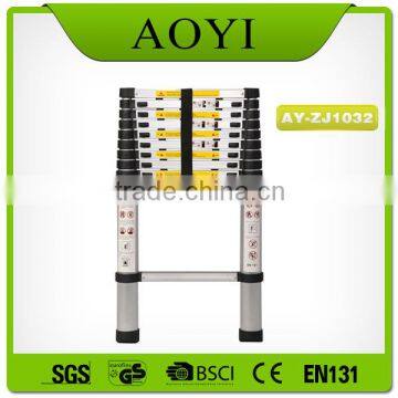 32 Foot Extension 20cm Aluminum Step Ladder AY-ZJ1032 With EN131 photo-3