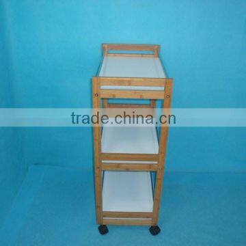 3-Tiers Kitchen Trolley With Wheels photo-2