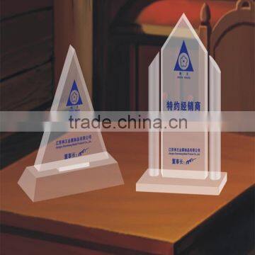 Triangle Acrylic Trophy for Gift