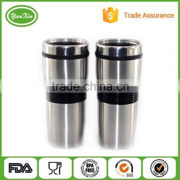 Wholesale Custom double wall stainless steel travel mug/auto mug
