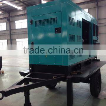 WD POWER 100kva 80kw Mobile Type Diesel Genset / Trailer Genset