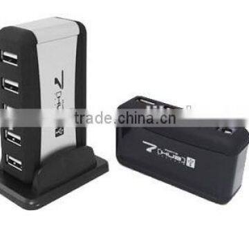 High speed 7 ports usb hub 2.0 for PC laptop notebook