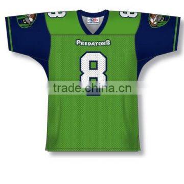 Polyester Spandex Custom Sublimated Predators American Football Jersey/Shirt