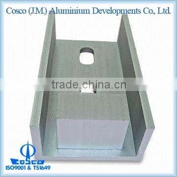 Aluminium Extruded Industrial Connection Part with Machining and Anodizing