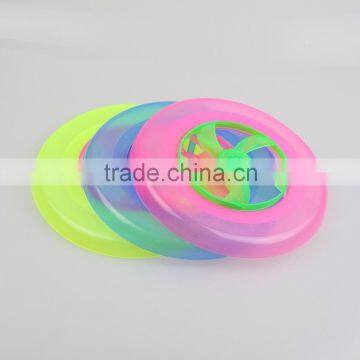 2015 Zhejiang Ningbo New Windmill Design Led Plastic 9 Inch 23cm Frisbee With Hole photo-2