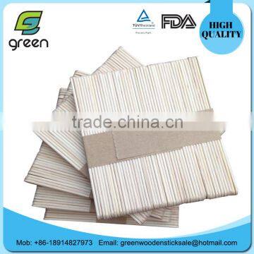 popsicle sticks birch wooden ice cream straight edge A grade 93mm and 114mm printed logo