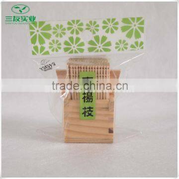 2016 Best sale Disposable toothpick diameter 2.0mm with custom logo