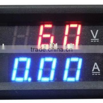 red + blue DC0-100V 0-50A digital ampere-voltage meter J00022