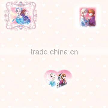 Classic Style Non Woven Foaming Pink Kids Wallpaper for Girls Room photo-3